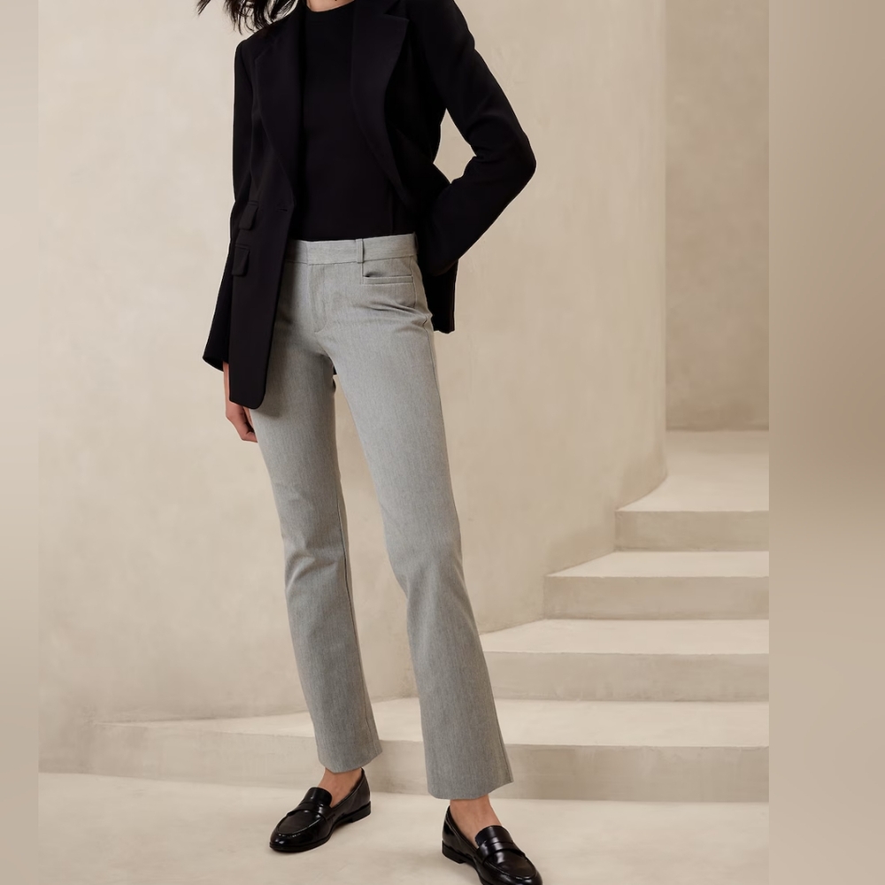 Banana Republic Sloan Fit Gray Pants 4